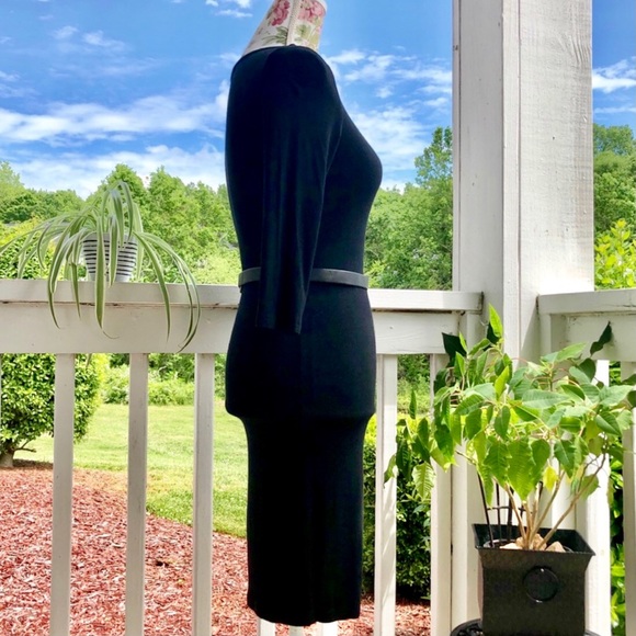 Black Jersey Bodycon - Picture 2 of 4